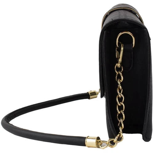 Женская сумка через плечо Valiria Fashion черная (5DETAA37033-2): Застежка Механическая