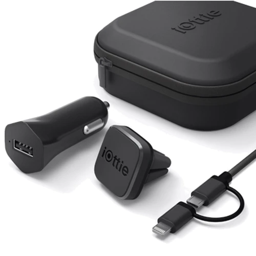 iOttie Car Holder Magnetic and Charging Travel Kit Black (HLTRIO110) (Держатели и док-станции)(78477055)(Stylus Approved)