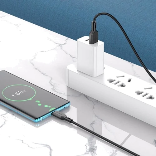 Кабель Borofone Cable USB-C to Lightning 20W 1m Black (BX70) фото 4