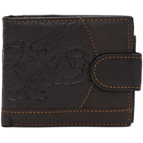 Мужское портмоне Keizer коричневое (K18069-black)