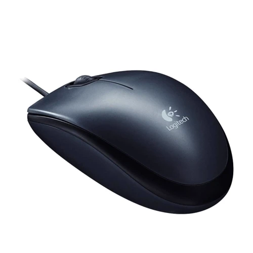 Мышь Logitech M100 Gray (910-005003): Эргономика для правой и левой руки
