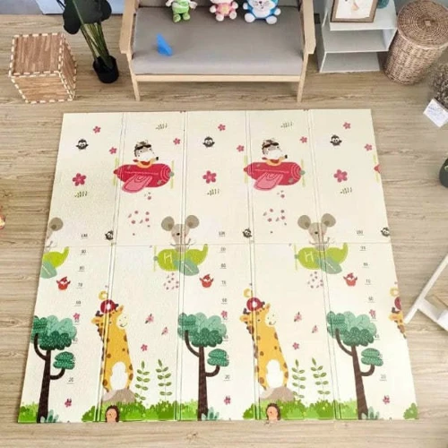 Дитячий килимок двосторонній Bambi Жираф та алфавіт MR 0586-1 фото 8
