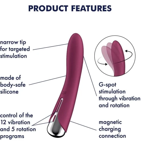 Вибратор Satisfyer Spinning Vibe 1 Red