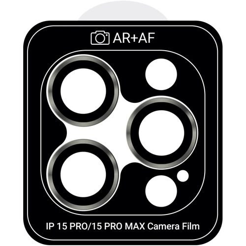 Защитное стекло для iPhone ArmorStandart Pro Natural Titanium for Camera iPhone 15 Pro / 15 Pro Max (ARM73319)