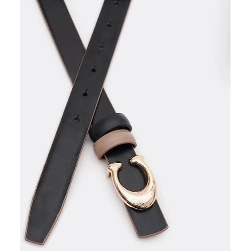 Женский ремень Borsa Leather двусторонний бежевый/черный (CV1ZK-119be-beige/black): Страна производитель Китай