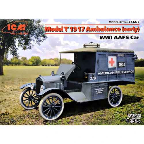 Американський автомобіль ICM швидкої допомоги Модель T 1917 (рання)