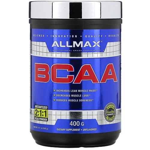 Аминокислота для спорта Allmax Nutrition BCAA 2:1:1 400 g /80 servings/ Natural