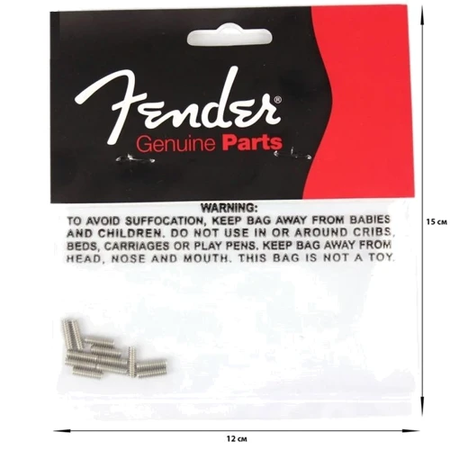 Набор винтов для сёдел FENDER Вass Вridge Saddle Screws: Производитель Fender
