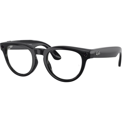 Смарт-окуляри Ray-Ban Meta Low Bridge Fit Shiny Black - Transitions Clear/Sapphire size L (RW4009F 601/MF 51-23)