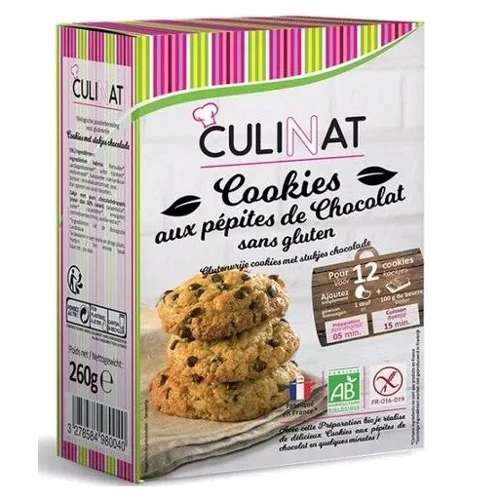 Смесь для выпечки Culinat с шоколадными дропсами органическая 260 г (3278584980040)