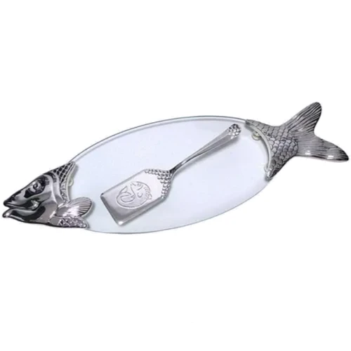 Страва для риби з ложкою S&T Риба 58х20 см (37206)