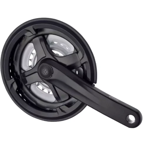 Комплект шатунів PROWHEEL TA-CM68 170mm 24/34/42T захист ланцюга зірки сталь під квадрат black (CHW-79-90)