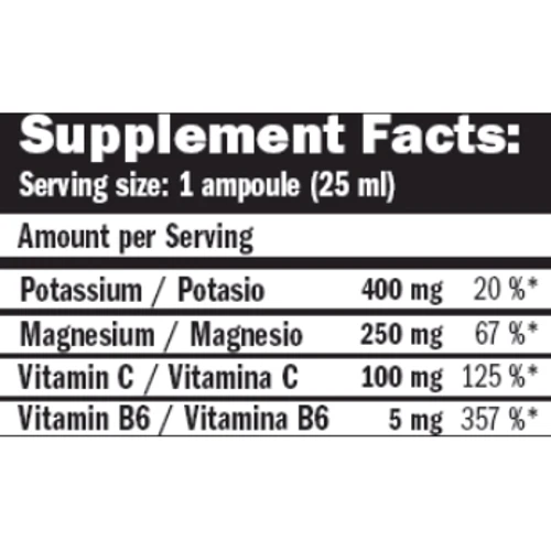 Amix Performance Amix Magnesium liquid Plus 25 ml / pineapple: Вес 25 мл