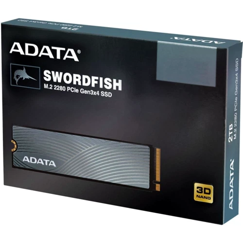 ADATA Swordfish 250 GB (ASWORDFISH-250G-C): Форм-фактор M.2 (2280)