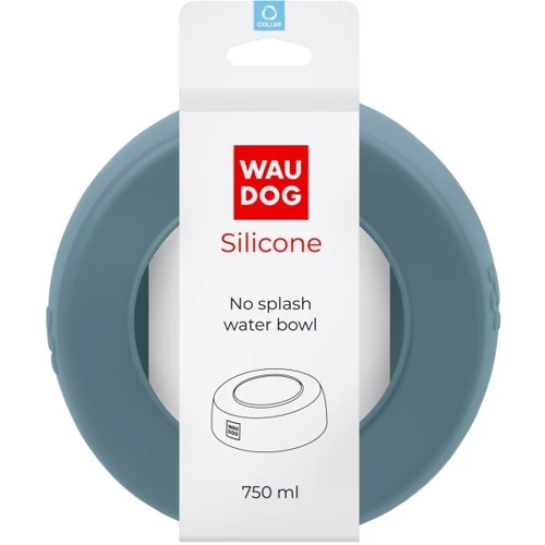 Миска-непроливайка WAUDOG Silicone 750 мл сірий (507811): Особливості Походная