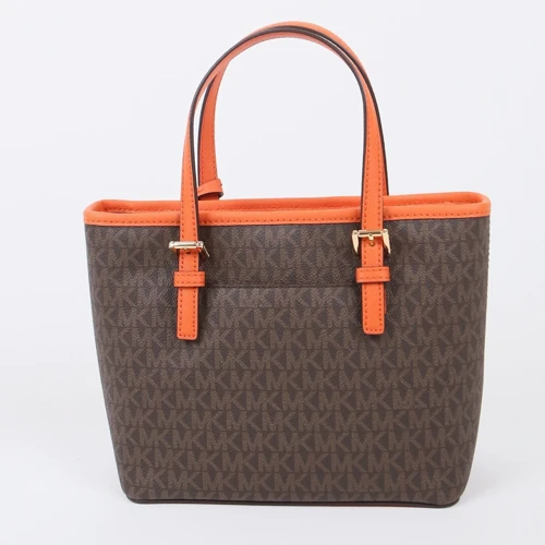 Женская сумка тоут Michael Kors темно-коричневая (193599759425): Застежка Молния