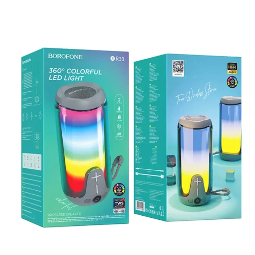 Акустика Borofone BR33 Pulse Gray: Цвет серый