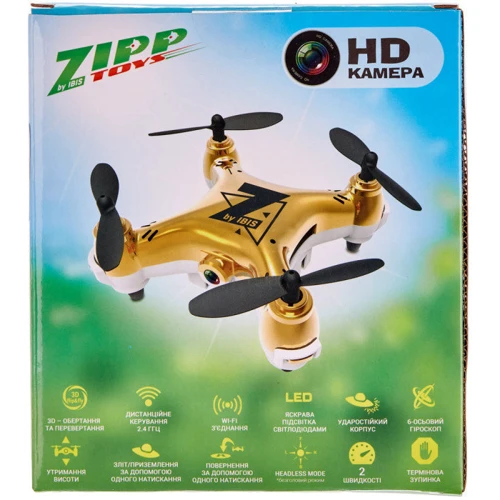 Квадрокоптер ZIPP Toys Малыш Зиппи с камерой и дополнительным аккумулятором Желтый: Производитель ZIPP Toys