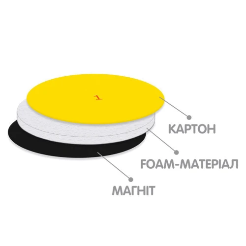 Набір Дроби і Танграм магнітні картки Vladi Toys VT5555-03 (укр)