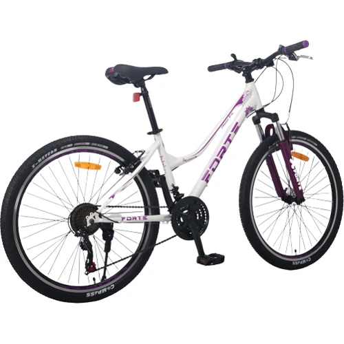 Велосипед FORTE AURORA 26"/15" бело-розовый (женский)