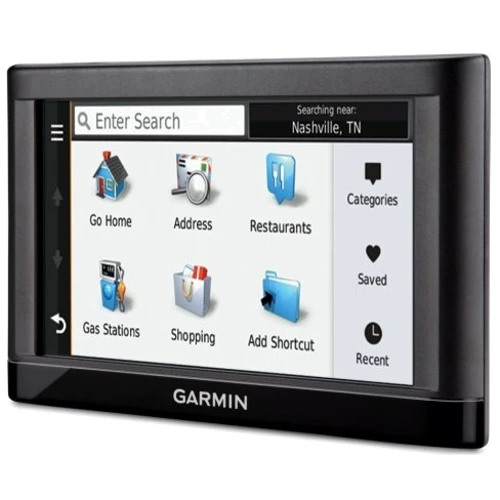 Garmin Nuvi 65: Дисплей 6" TFT (800x480 точек), 262 тыс. цветов, сенсорный