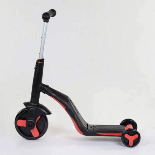Самокат Best Scooter чорно-червоний (JT 28288): Матеріал коліс поліуретан