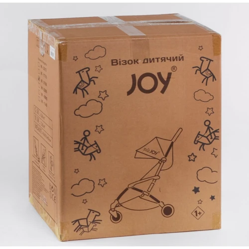 Коляска прогулянкова W 1140 JOY Чорний: Тип коляски Прогулочная