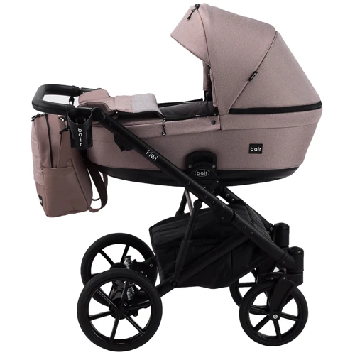 Коляска 2 в 1 Bair Kiwi Soft BKS-455 капучино - капучино (кожа) фото 8