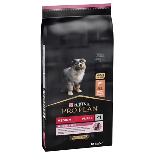 Сухий корм Pro Plan Dog Medium Puppy з лососем та рисом 12 кг (7613035120389): Вік цуценята