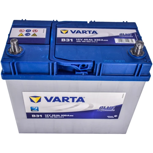 Автомобільний акумулятор Varta 6СТ-45 BLUE dynamic B31 (545155033): Ємність, Ач 45