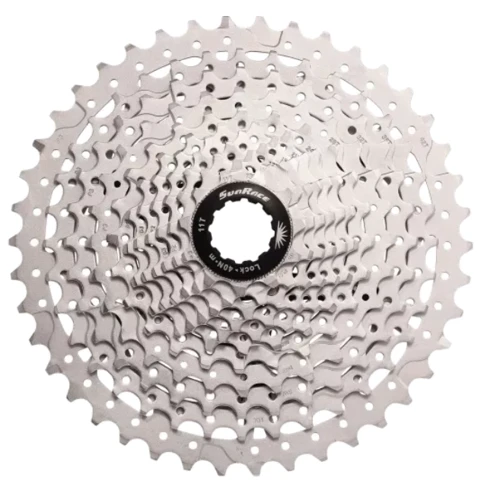 Кассета 11-k 11-51T SUN RACE MS8 MTB алюминиевый паук Metallic Silver (CAS-42-80)