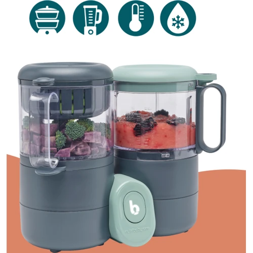 Блендер Детская пароварка-блендер Babymoov NUTRIBABY ONE: Мощность, Вт 500