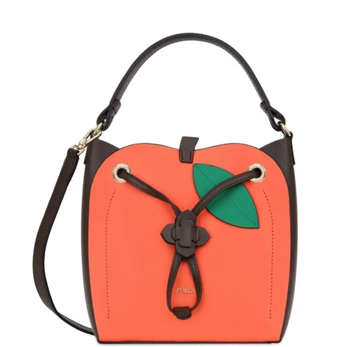Женская сумка тоут Furla Dolcezza S Drawstring манговая (941431)