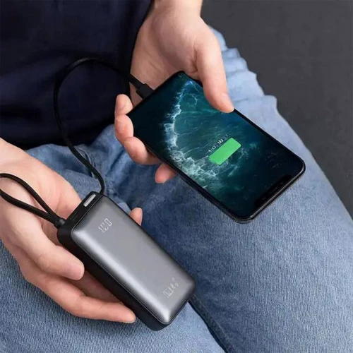 Зовнішній акумулятор King Power Bank 10000mAh 22.5W Black (KP-109)