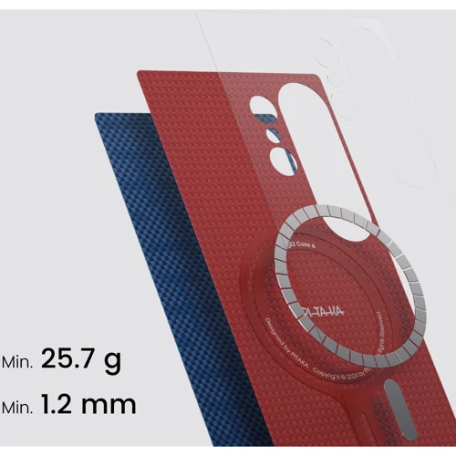 Чехол для телефонов Pitaka StarPeak Tactile Woven Case Over The Horizon (KS2504U) for Samsung S938 Galaxy S25 Ultra: Пленка в комплекте нет