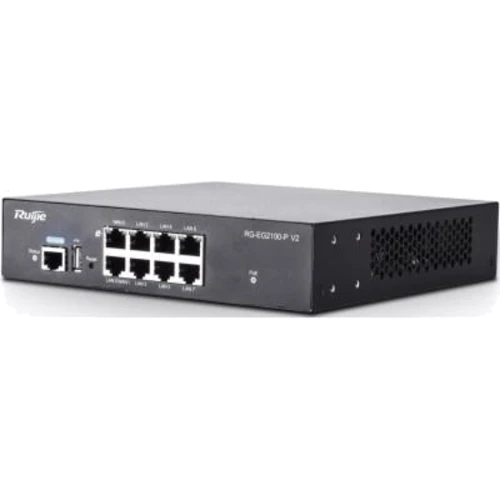 Маршрутизатор Wi-Fi Ruijie Networks RG-EG2100-P v2: Количество LAN портов 8