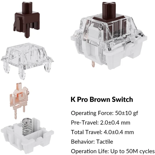 Клавиатура Keychron C1 Pro 87 Key QMK/VIA K pro Brown EN/UKR RGB Black (C1PL3_KEYCHRON): Тип клавиатуры компактная