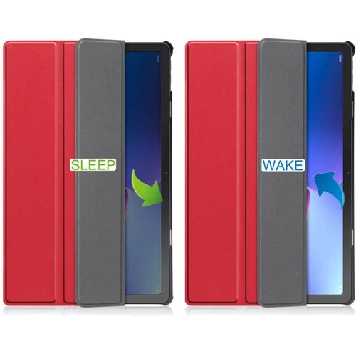 Аксессуар для планшетных ПК BeCover Smart Case Red for Xiaomi Redmi Pad 10.61" 2022 (708728): Материал Искусственная кожа + TPU
