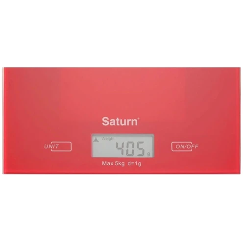 Весы кухонные Saturn ST-KS7810 Red: Тип конструкции С плоской платформой