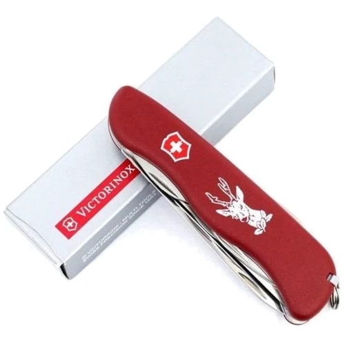 Мультитул Victorinox Hunter 111мм/12предметов/красный нейлон (0.8573): Вес, г 119