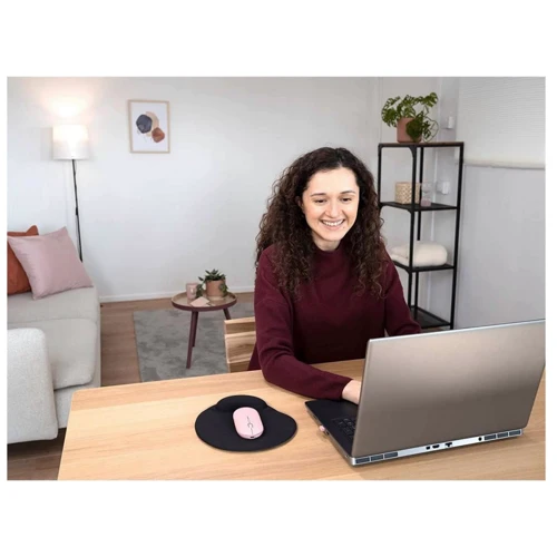 Мышь Trust Puck Wireless/Bluetooth Silent Pink (24125): Эргономика симметричная для левшей