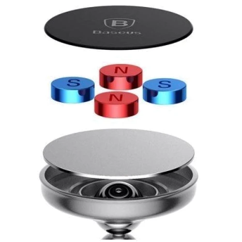Держатель Baseus Car Holder Magnetic Bullet An On-board Bracket Red (SUYZD-09): Тип автомобильный