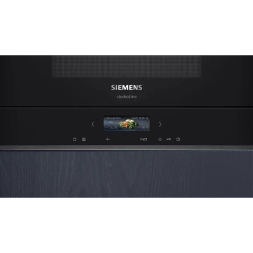 Встраиваемая микроволновая печь Siemens BF722R1B1: Внутренний объем 21 л