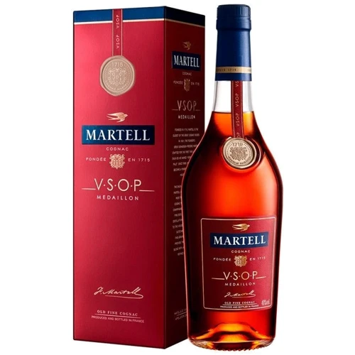 Коньяк Martell VSOP 0.5л 40%, gift box (STA3219820005288)