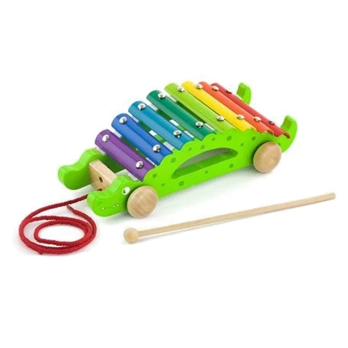 

Деревянный ксилофон-каталка Viga Toys Крокодил (50342)