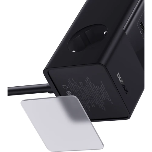 Зарядний пристрій Baseus Wall Charger AC+2xUSB+2xUSB-C GaN PowerCombo Power Strip 100W Black (E00023609113-00): Кількість USB-портів 4
