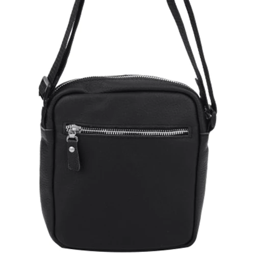 Чоловіча сумка планшет Borsa Leather чорна (1t1024m-black): Стать Чоловік