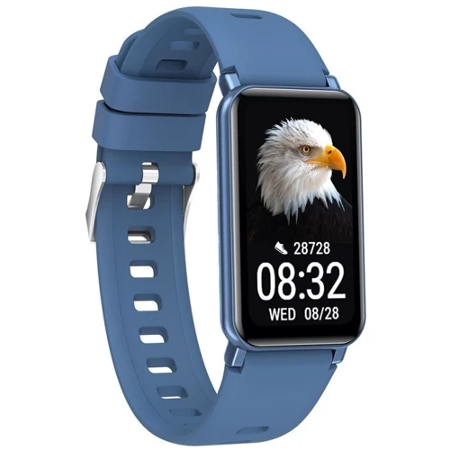 Смарт-часы Maxcom Fit FW53 Nitro Blue: Фитнес-функции Пульсоксиметр, Пульсометр, Подсчет калорий, Секундомер, Шагомер