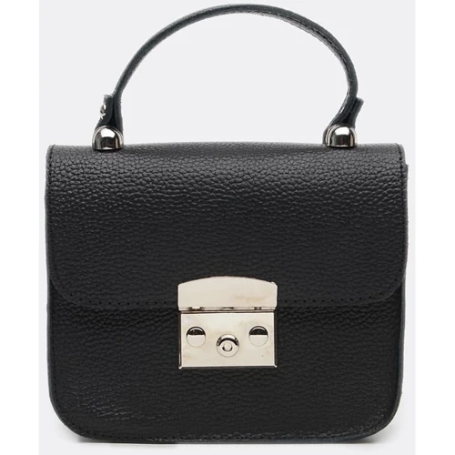 Женская сумка-сэтчел Ricco Grande черная (1l623-black): Фактура Матовая, Зернистая