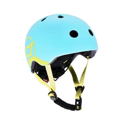 Шолом захисний дитячий Scoot and Ride, лохина, з ліхтариком, 45-51см (XXS / XS)
